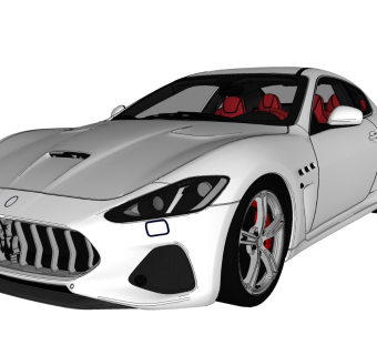 超精细汽车模型 玛莎拉蒂 Maserati Granturismo